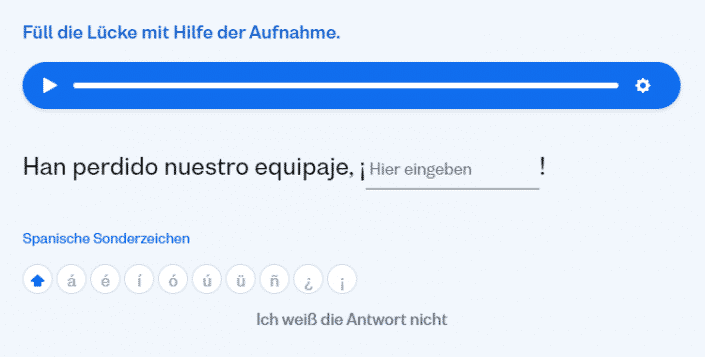 Busuu-Übung-Schreiben