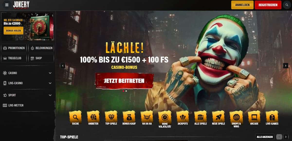 Jokery Startseite