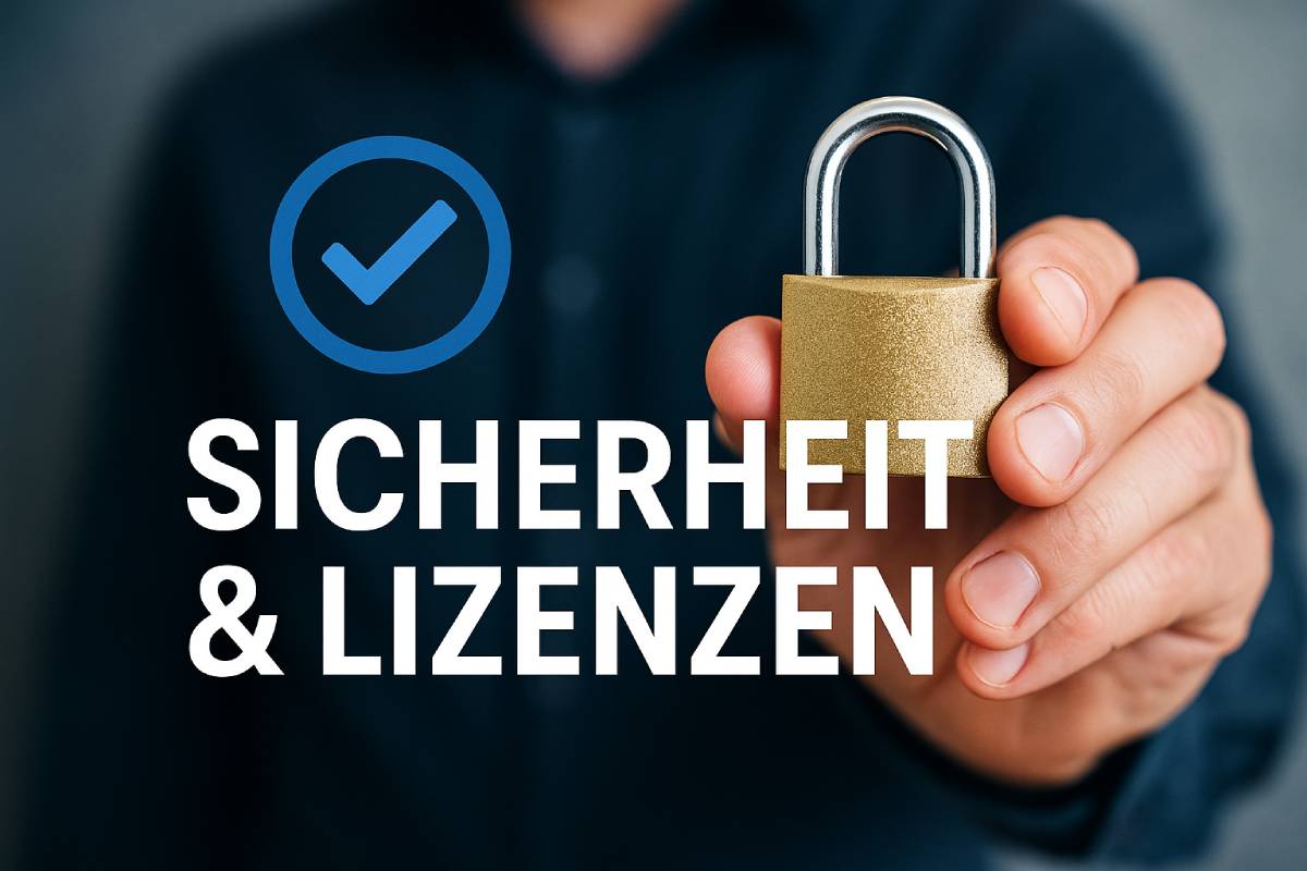 Sicherheit & Lizenzen